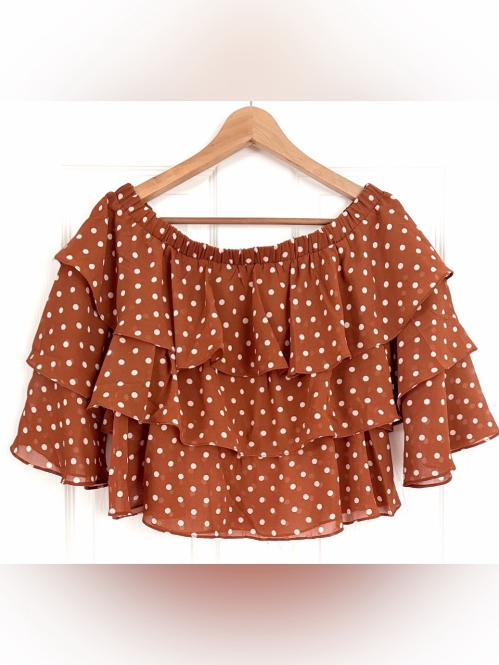 Flying Tomato Ruffle Top Size S - Picture 2 of 4